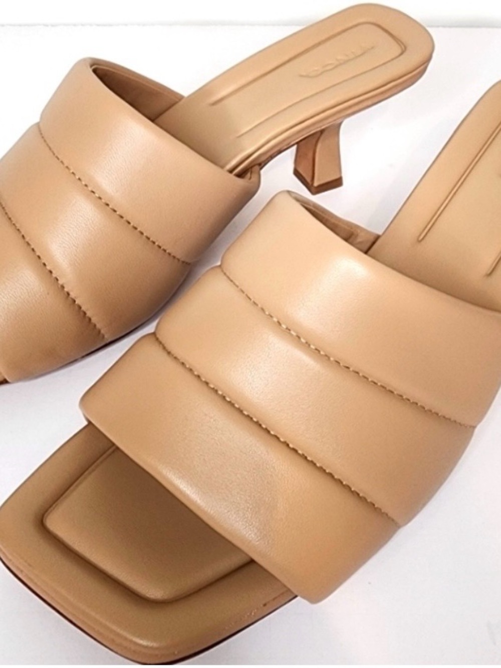 Vince Ceil Open Mule Kitten Heels (NIB)